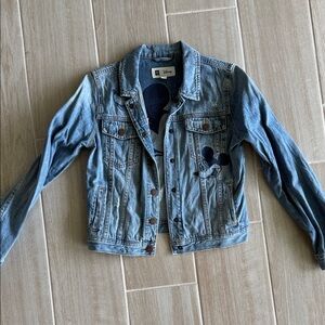 GAP Blue Denim Jacket with Disney Patch